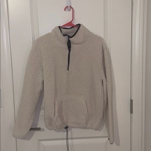 Teddy half zip